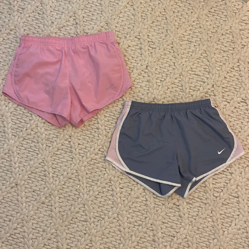 2 Pairs of Girls Nike Dry-Fit Shorts